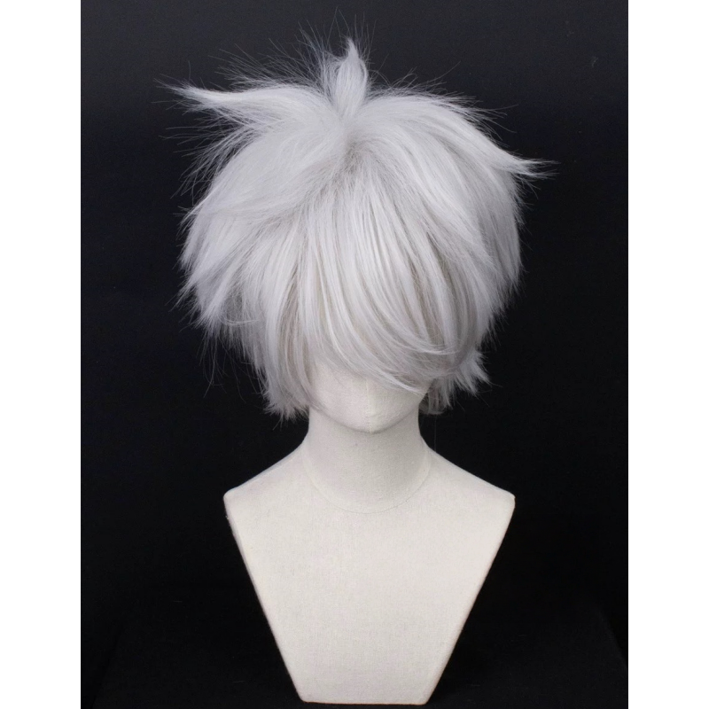 HunterxHunterKilluaZoldyckShortGreyCosplayWigs_3