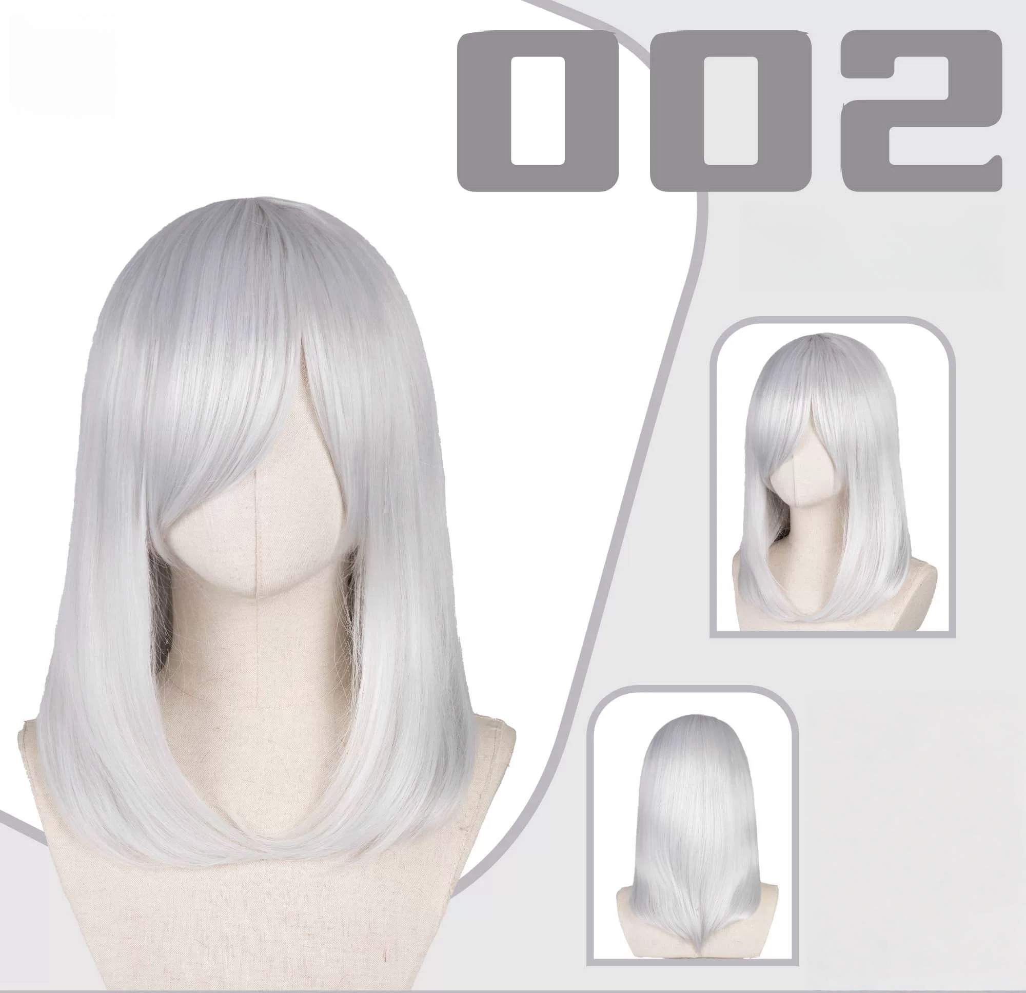 L-emailWig24ColorsBlackWhiteGrayBrown40cmGeneralCosplayWigs_9