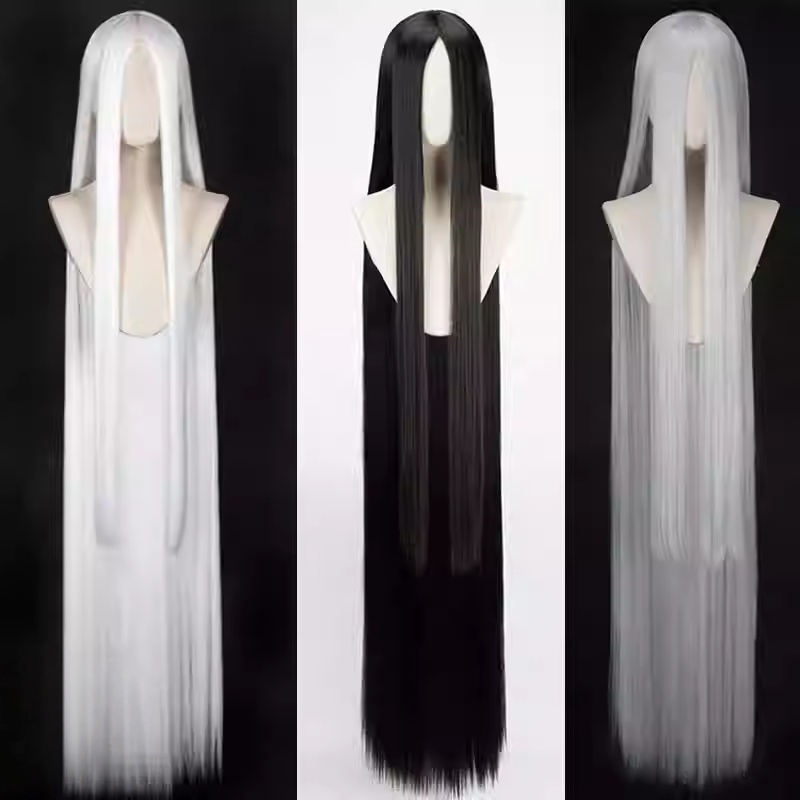 L-emailWigGeneralBlackWhiteSilverLongStraight150cmCosplayWig_3