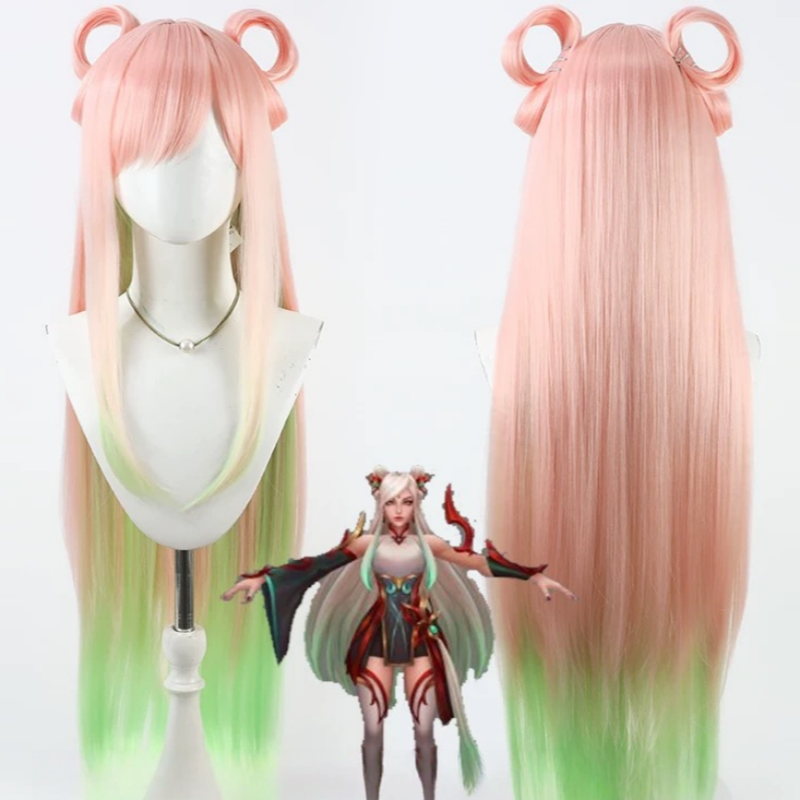 L-emailWigLeagueofLegendsMythmakerIreliaPinkGreenLong100cmCosplayWig_1