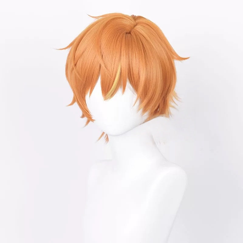 L-emailWigProjectSEKAIShinonomeAkitoHatsuneMikuOrange30cmCosplayWig_1