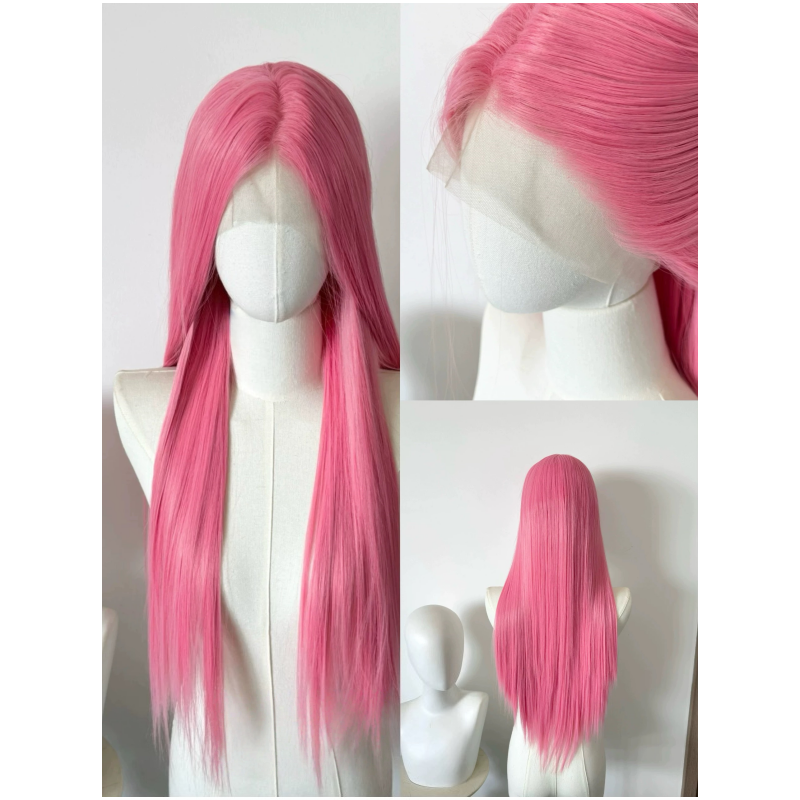 L-emailWigUniversalPinkSeries75-80cmLongStraightFontLaceWig_3