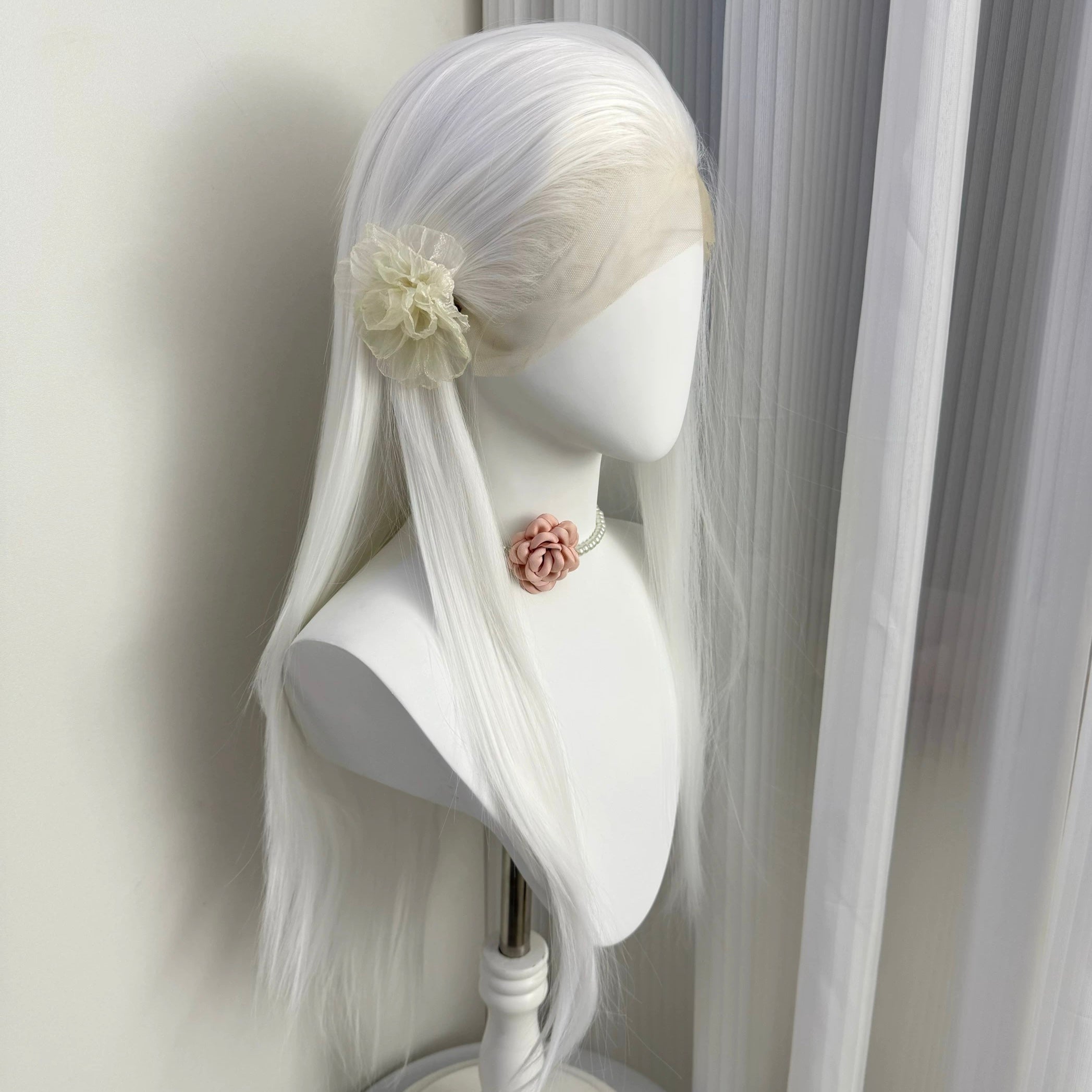 L-email Wig 13 x 3.5 Hand Hook 6 Colors 70cm Long Straight Lace Front Wigs