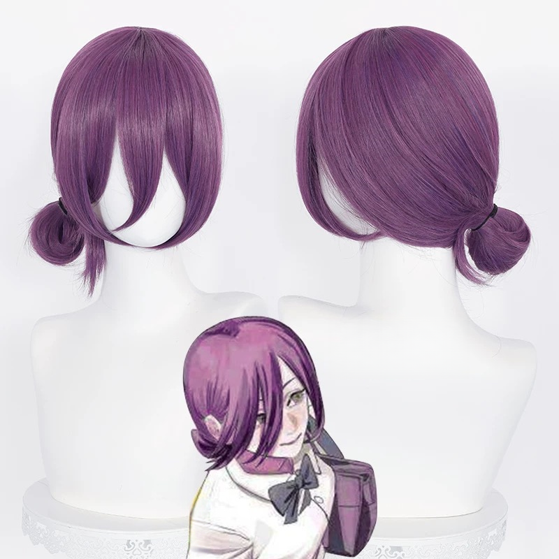 L-email Wig Chainsaw Man Reze Bomb Devil Cosplay Wig