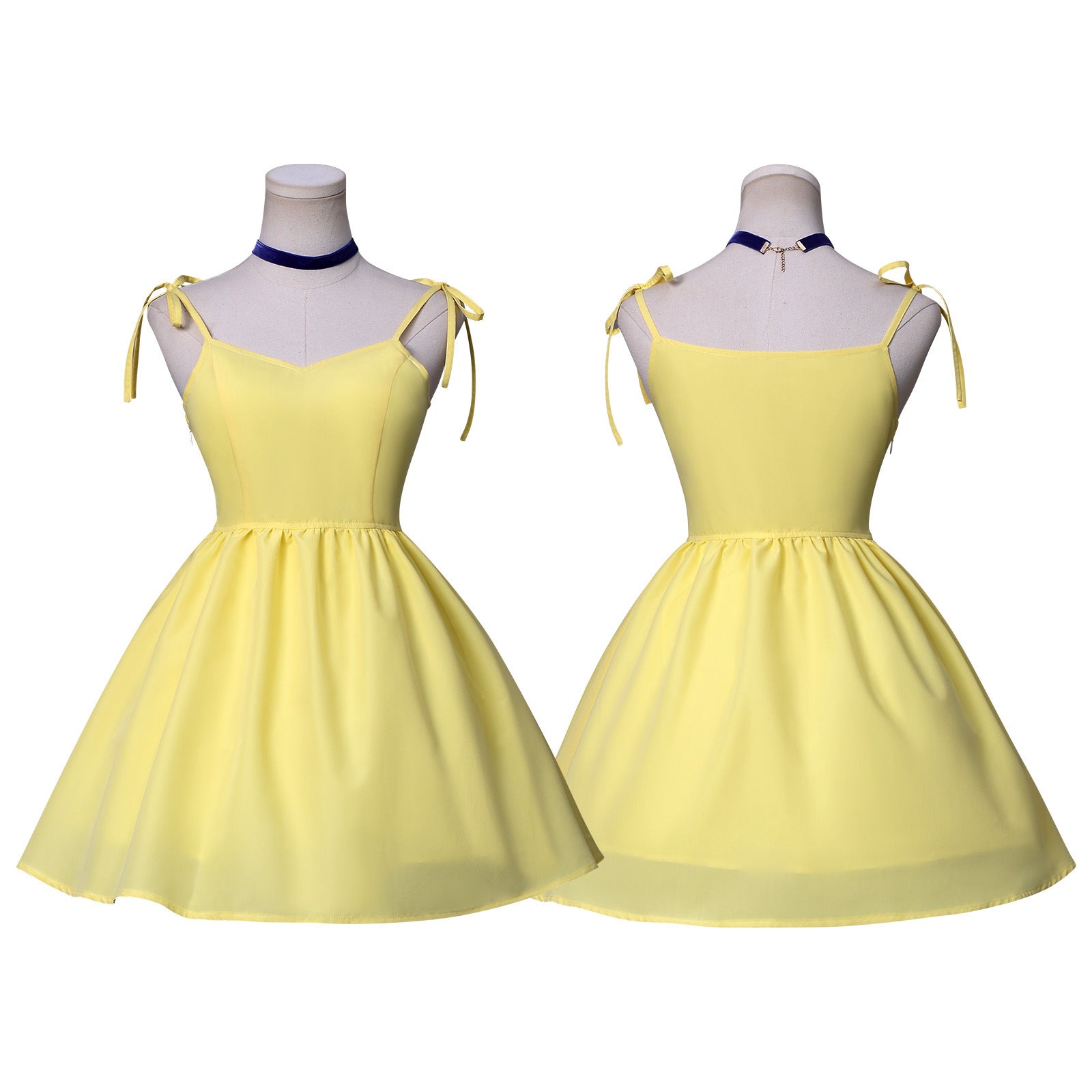 L-email Wig EVA Asuka Langley Soryu Yellow Cosplay Costume And Orange Long Wig Kit