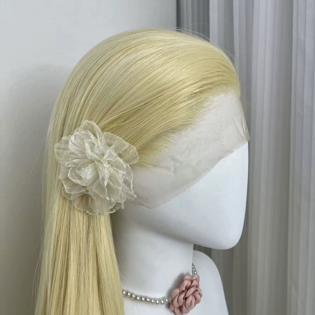 L-email Wig Hand Hook 22 Colors 70cm Straight Lace Front Wigs