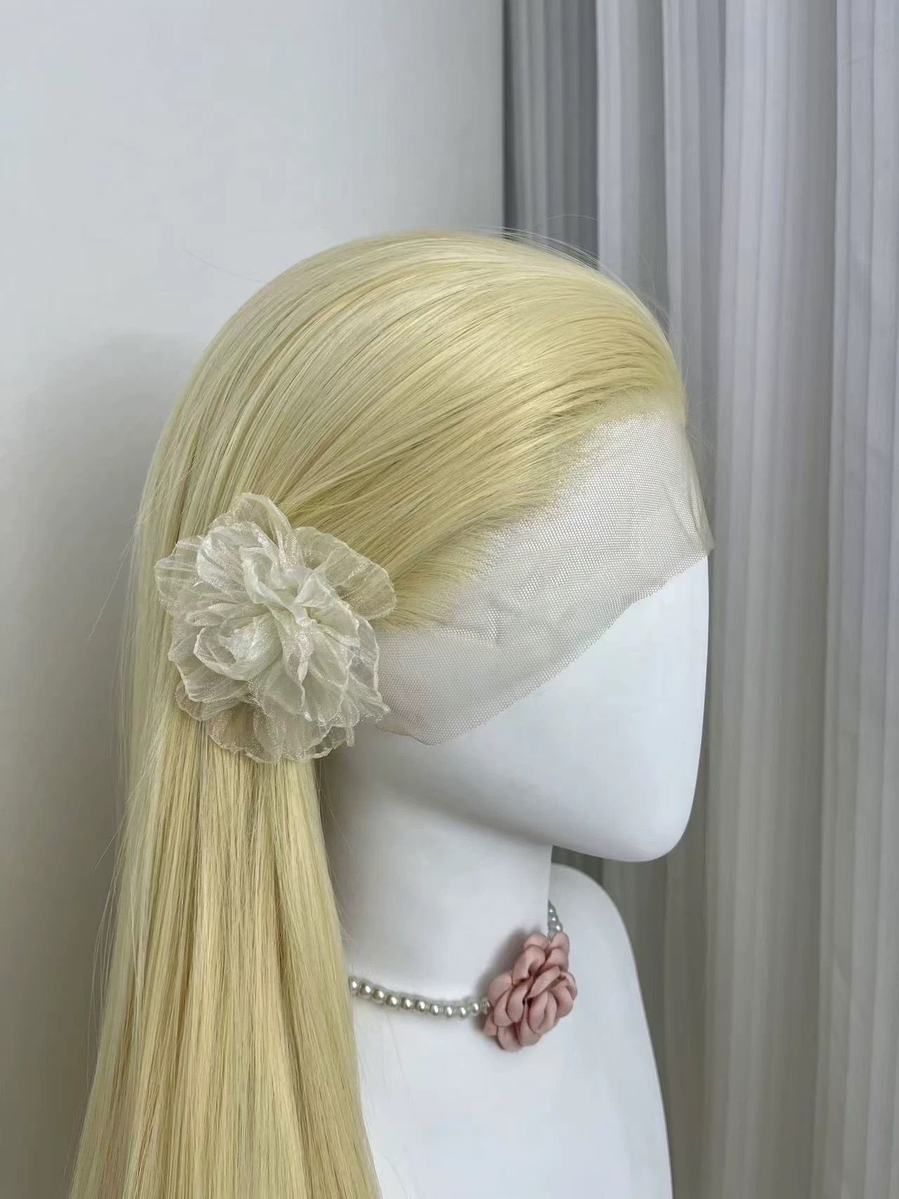 L-email Wig Hand Hook 22 Colors 70cm Straight Lace Front Wigs