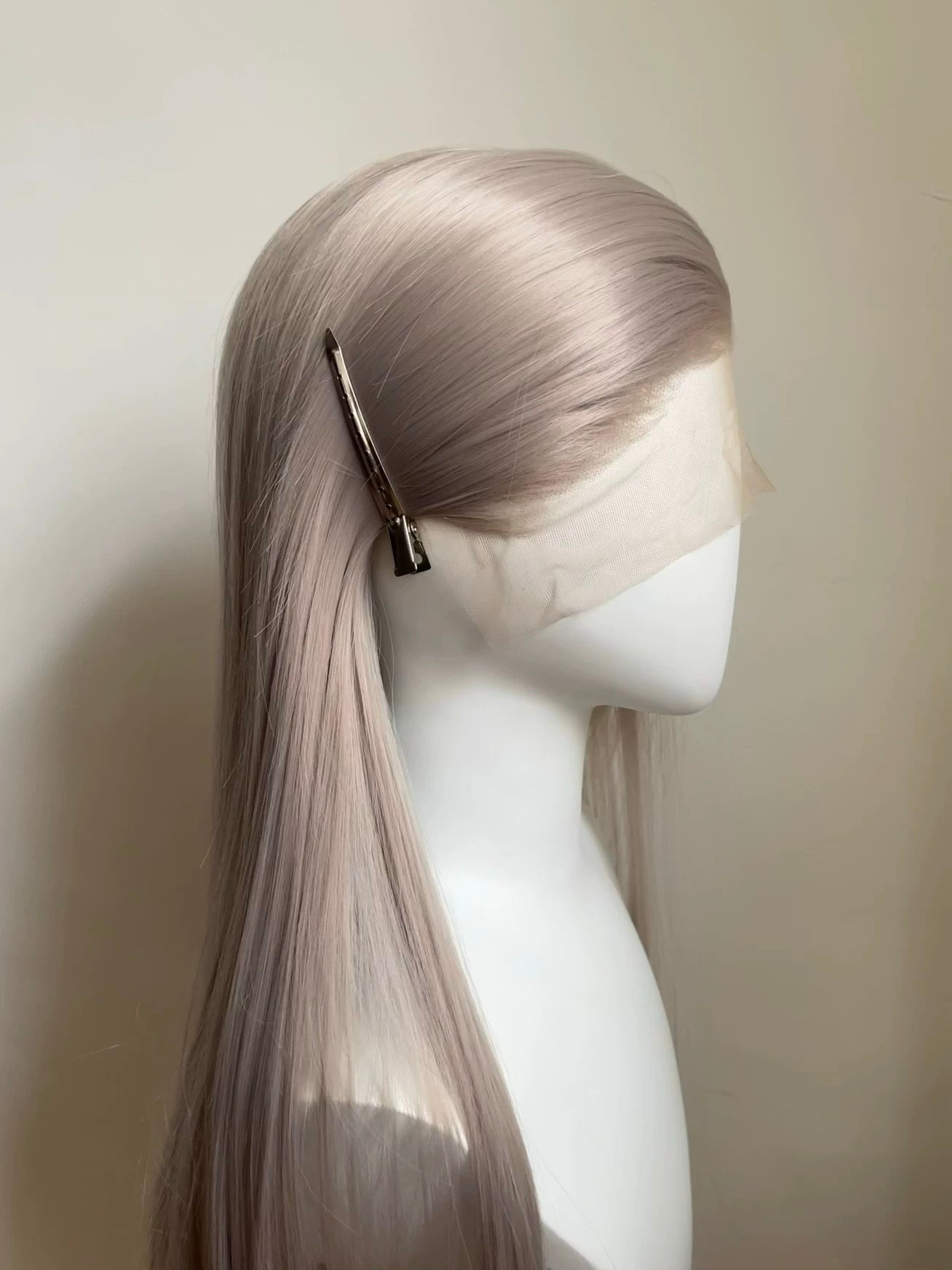 L-email Wig Hand Hook 22 Colors 70cm Straight Lace Front Wigs