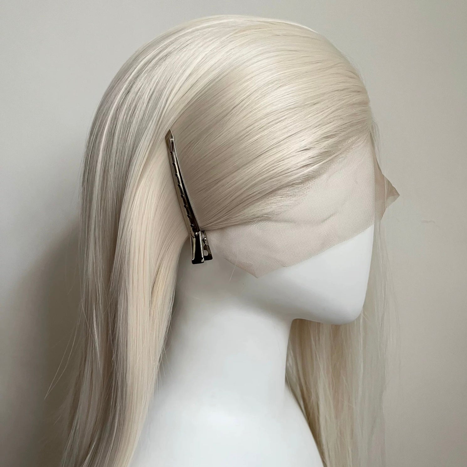 L-email Wig Hand Hook 22 Colors 70cm Straight Lace Front Wigs