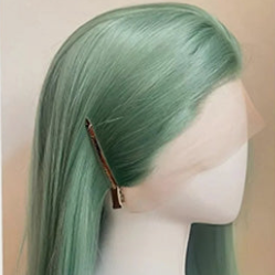 L-email Wig Hand Hook 22 Colors 70cm Straight Lace Front Wigs