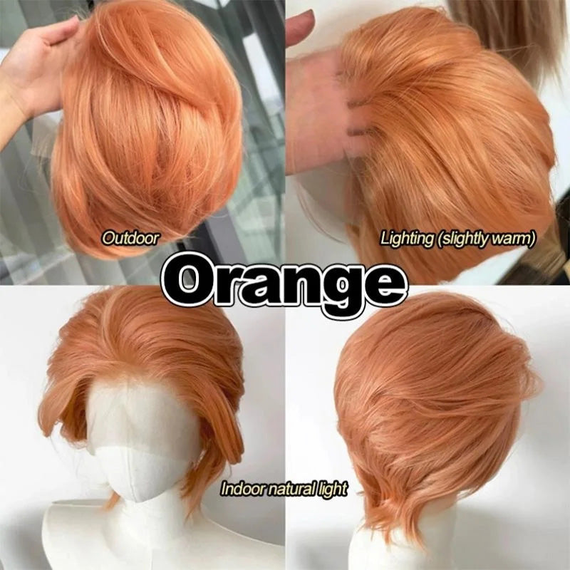 L-email Wig Hand Hook 24 Colors Short Lace Front Wigs