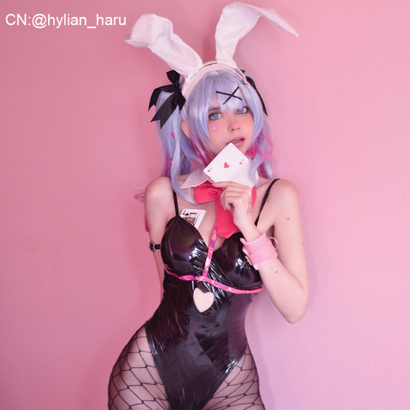 L-email Wig Hatsune Miku Rabbit Hole Cosplay Costume And Wig Kit