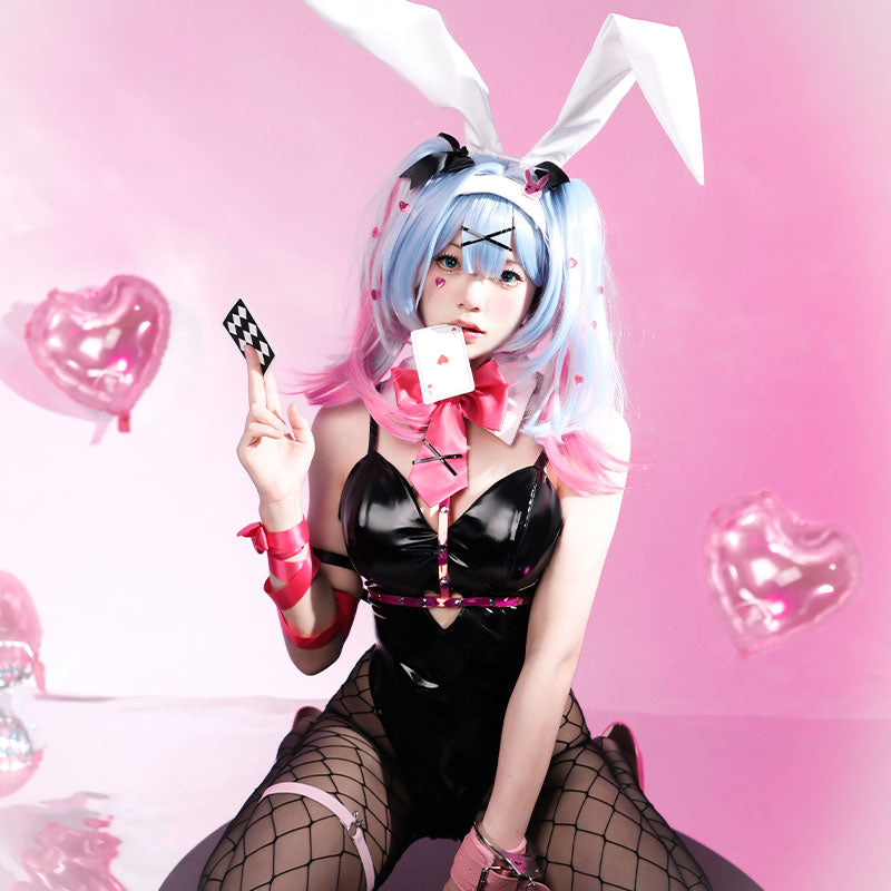 L-email Wig Hatsune Miku Rabbit Hole Cosplay Costume And Wig Kit