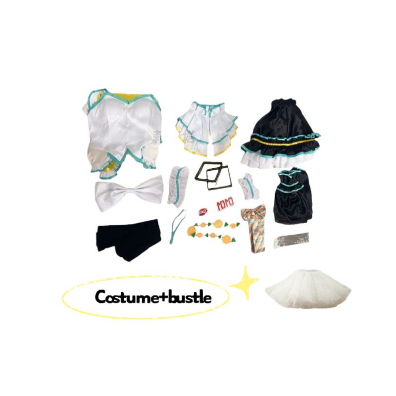 L-email Wig Hatsune Miku X Dairy Queen Lolita Skirt Cosplay Costume6