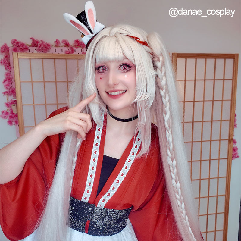 L-email Wig Honkai Star Rail Sparxie White Cosplay Wig
