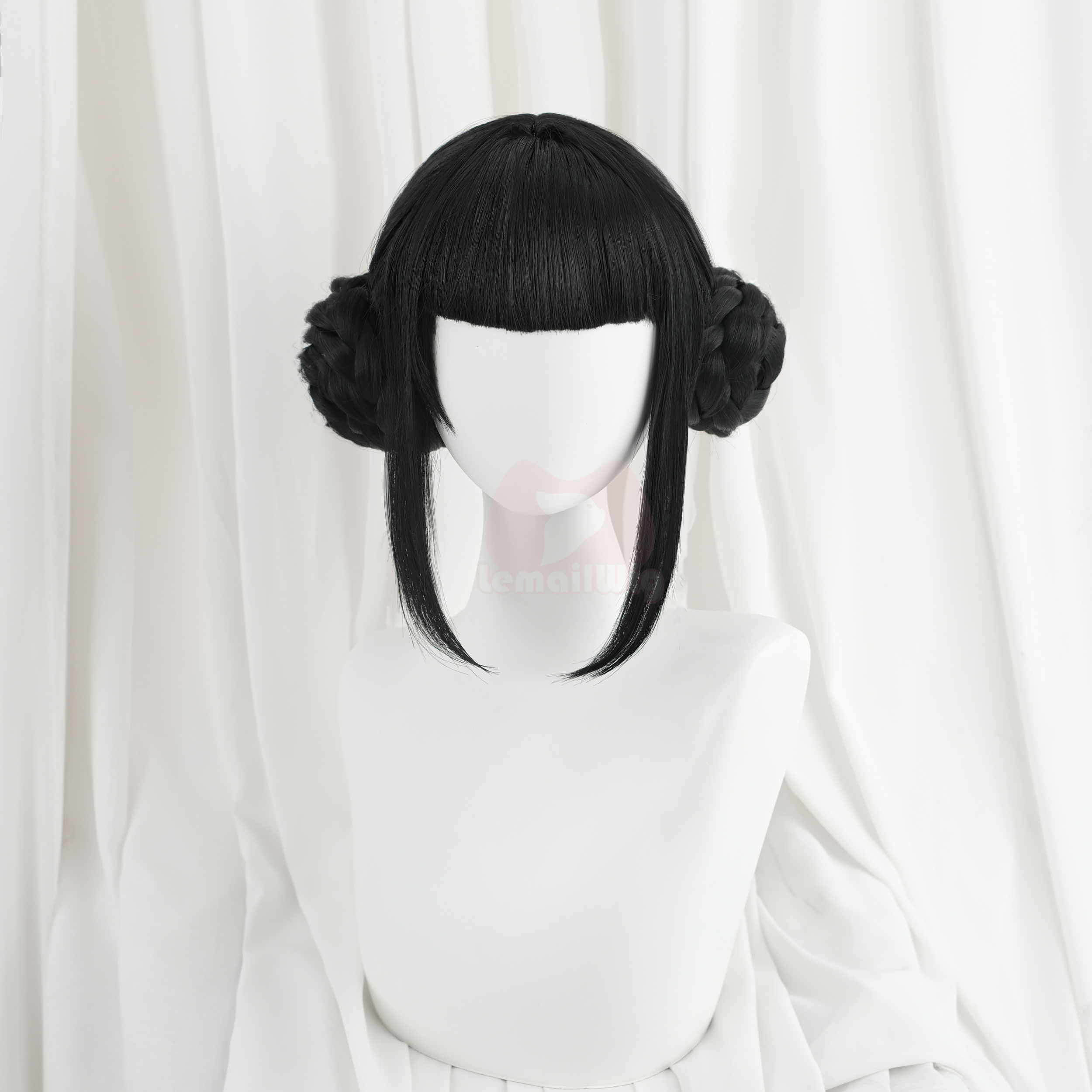 L-email Wig Huntrix KPOP Demon Hunter Zoey Golden Black Cosplay Costume And Wig Full Set