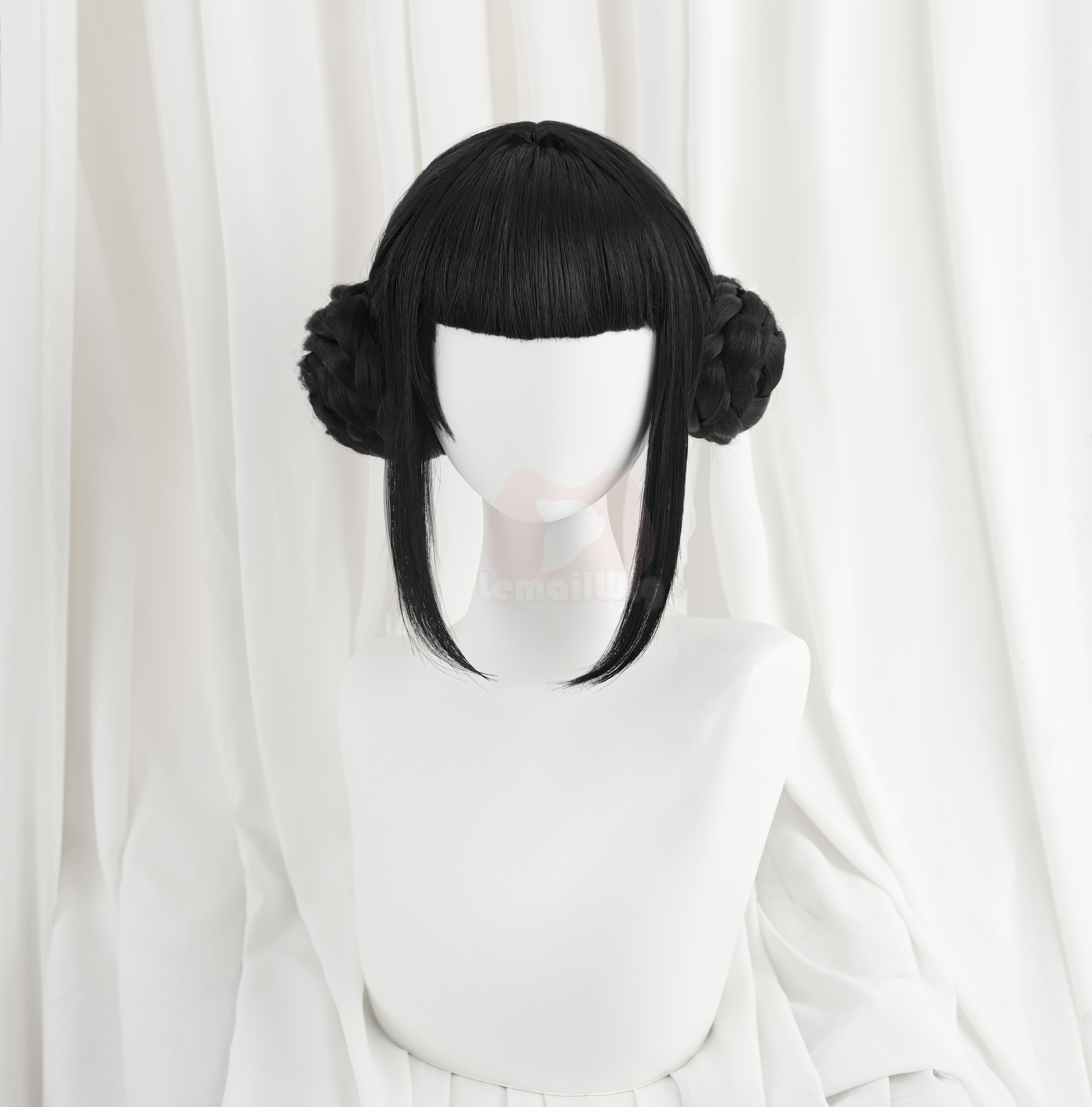 L-email Wig Huntrix KPOP Demon Hunter Zoey Golden Black Cosplay Costume And Wig Full Set