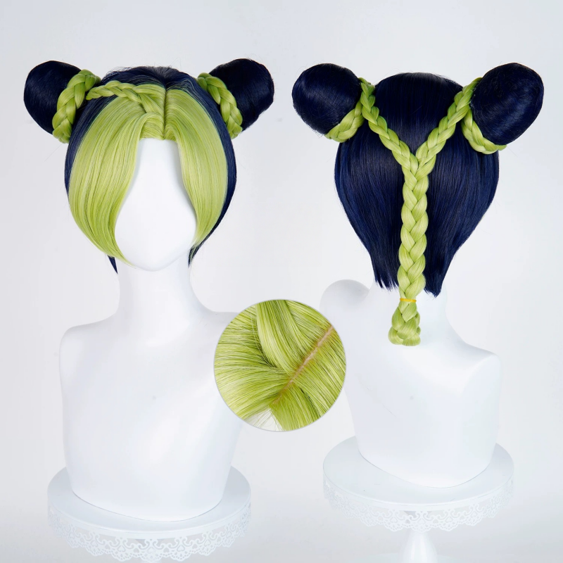 L-email Wig JoJo's Bizarre Adventure Jolyne Cujoh Color Mixing Halloween Cosplay Wig