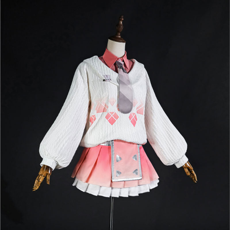 L-email Wig LOL Golden Spatula Ionic Spark Aurora Pink Cosplay Costume Wig Set