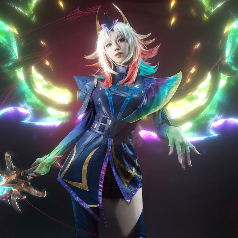 L-email Wig LOL Prestige Empyrean Kayle Cosplay Costume