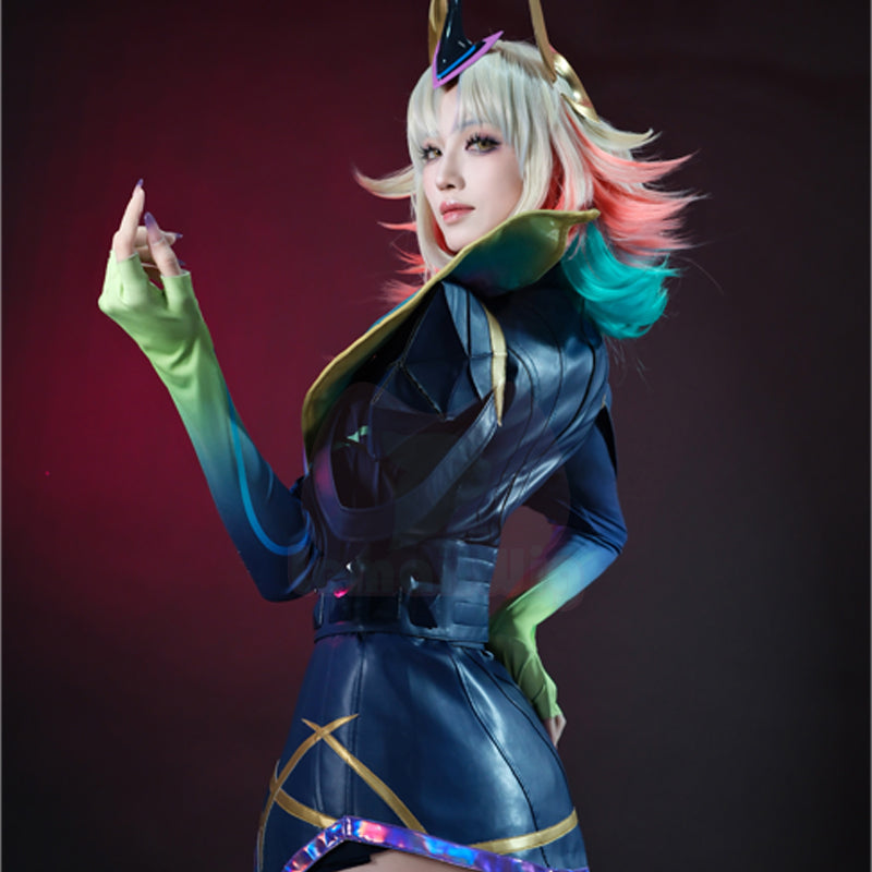 L-email Wig LOL Prestige Empyrean Kayle Cosplay Costume
