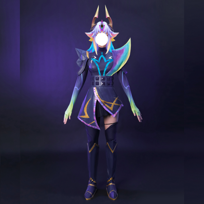 L-email Wig LOL Prestige Empyrean Kayle Cosplay Costume