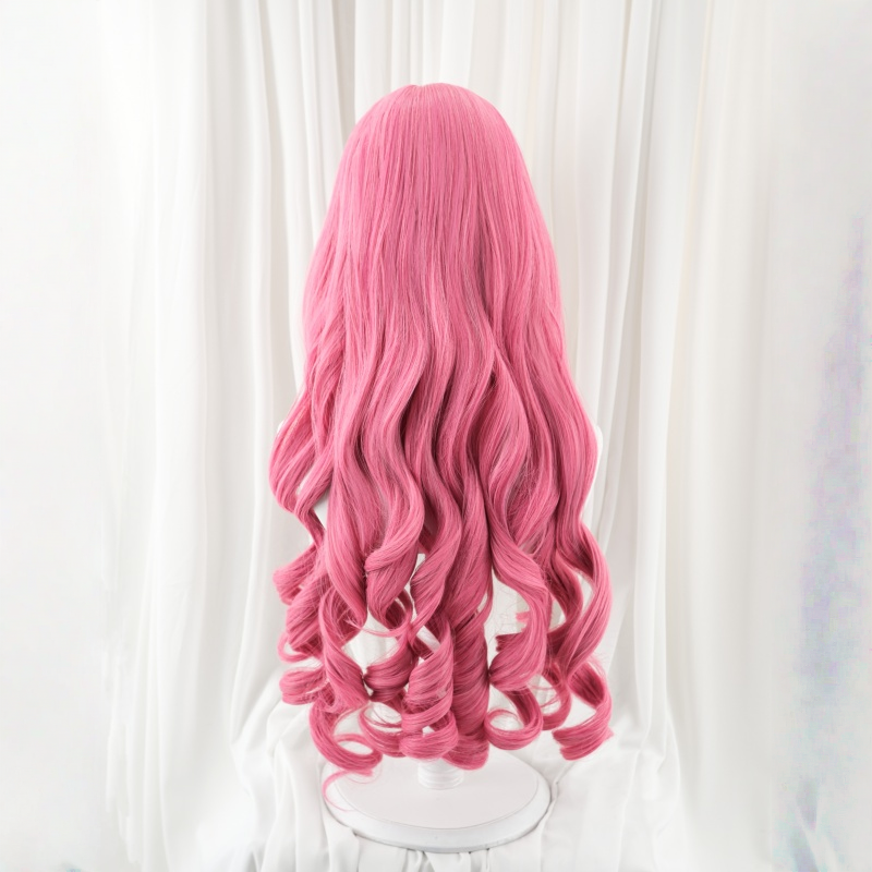 L-email Wig League of Legends Prestige Perfume Golden Spatula Gem Ahri Cosplay Costume Wig