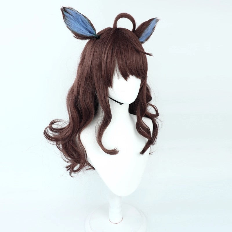 L-email Wig Pretty Derby Daring Tact Brown Cosplay Wig And Tail
