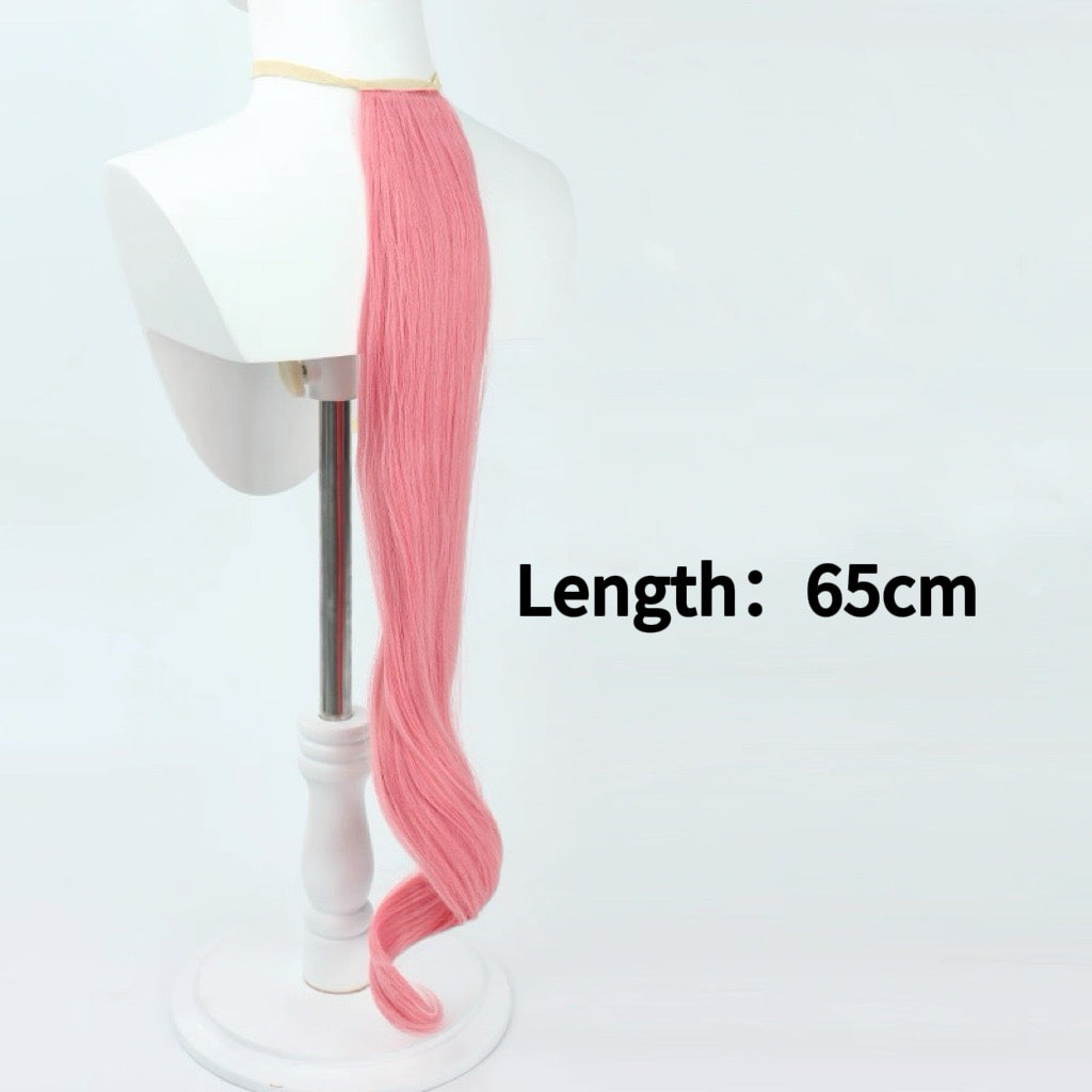 L-email Wig Pretty Derby Haru Urara Pink Cosplay Wig And Tail