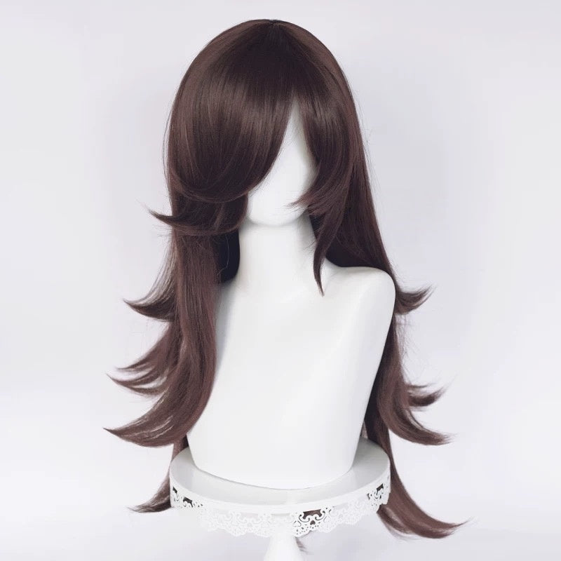 L-email Wig Pretty Derby Rice Shower Brown 75cm Cosplay Wig And Tail Ears 06
