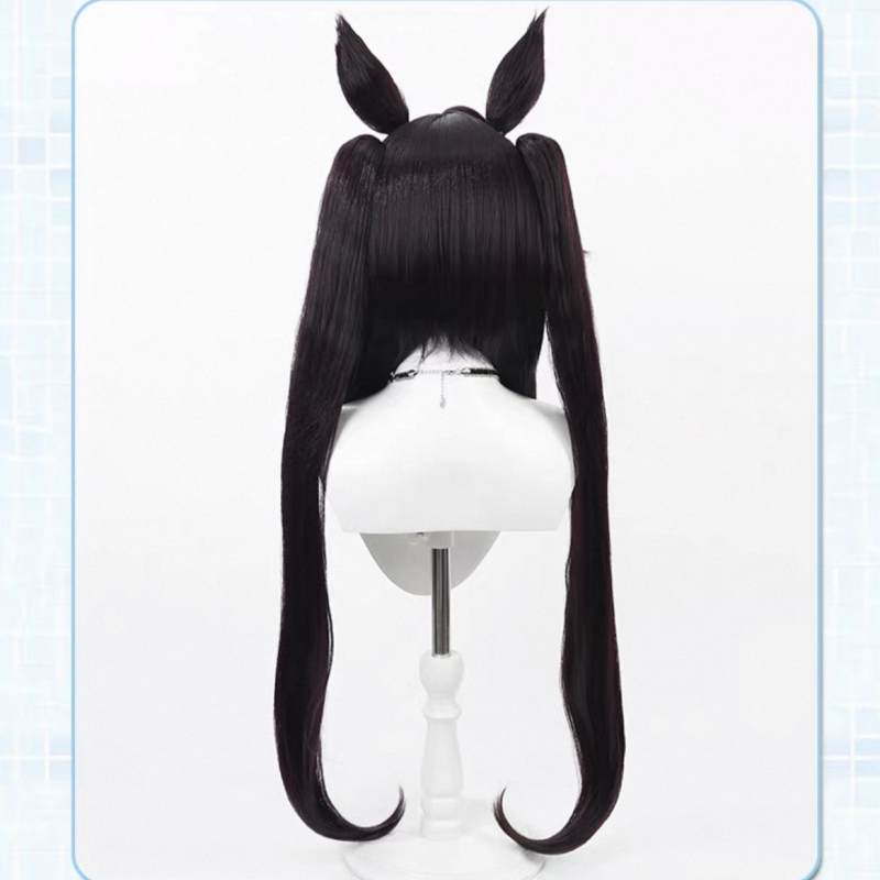 L-email Wig Pretty Derby Vivlos Dark Brown 90cm Cosplay Wig 05
