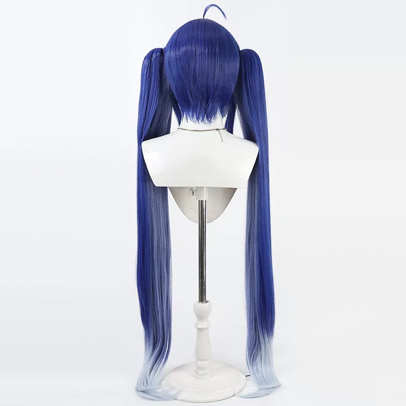 L-email Wig Wuthering Waves Luno Cosplay Wig 100cm Blue Cosplay Wig07