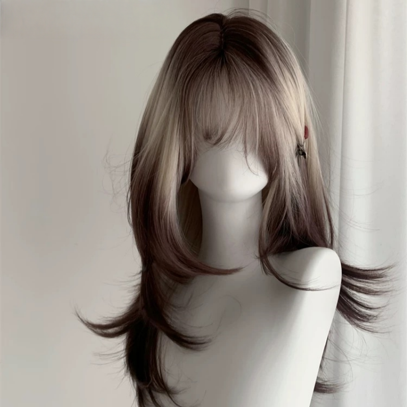 LemailwigBrownMixWhiteGradient50cmFontLaceWig_1