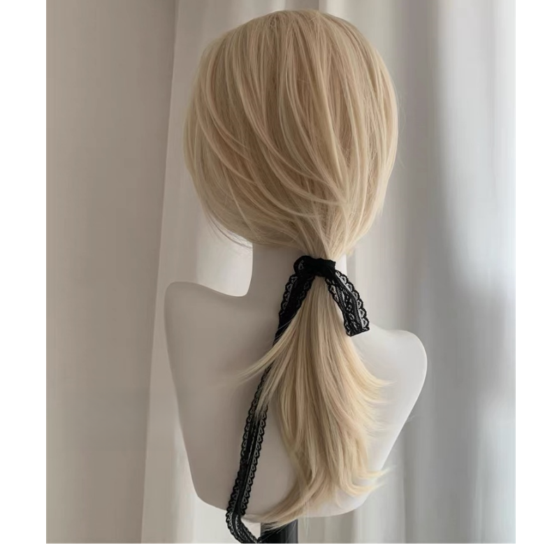 LemailwigWhiteGold55cmLongFontLaceWig_404