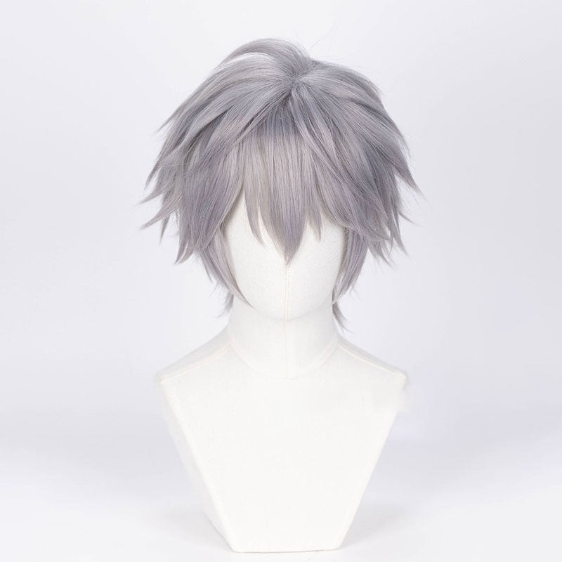 Lemailwig Alien Stage Till Grey Short Cosplay Wig