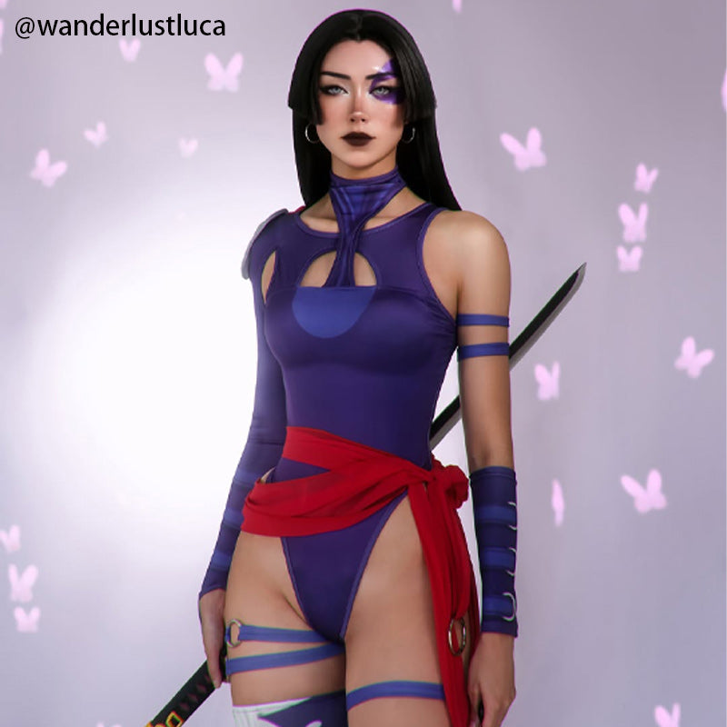 Lemailwig Black Long Straight Font Lace Wig