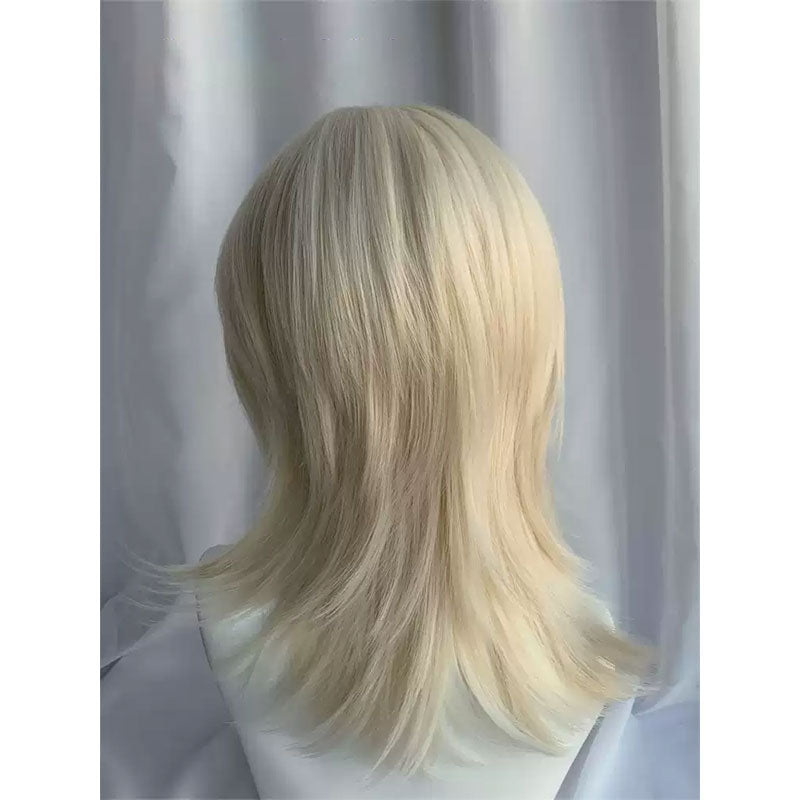 Lemailwig Blonde Brown Black Short Cool Front Lace Wig