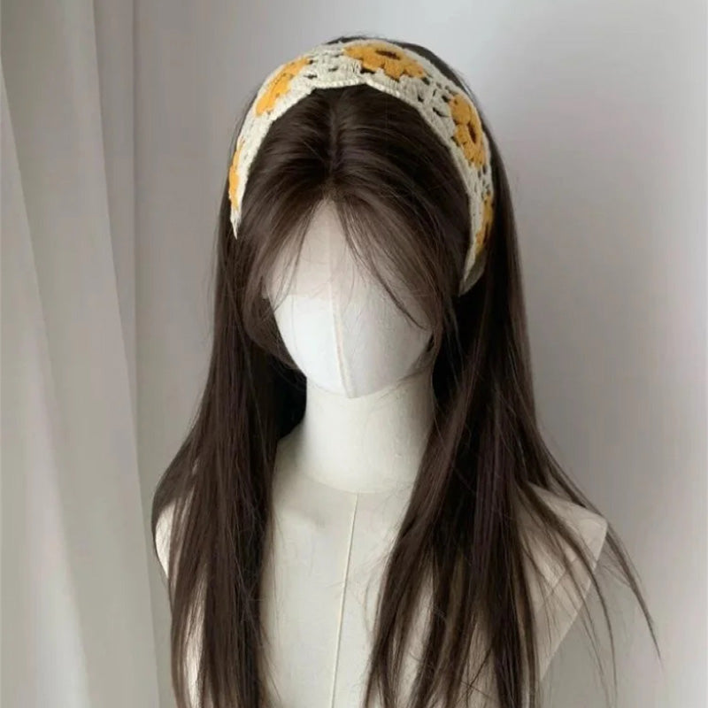 Lemailwig Cold Brown Long Front Lace 60cm Wig