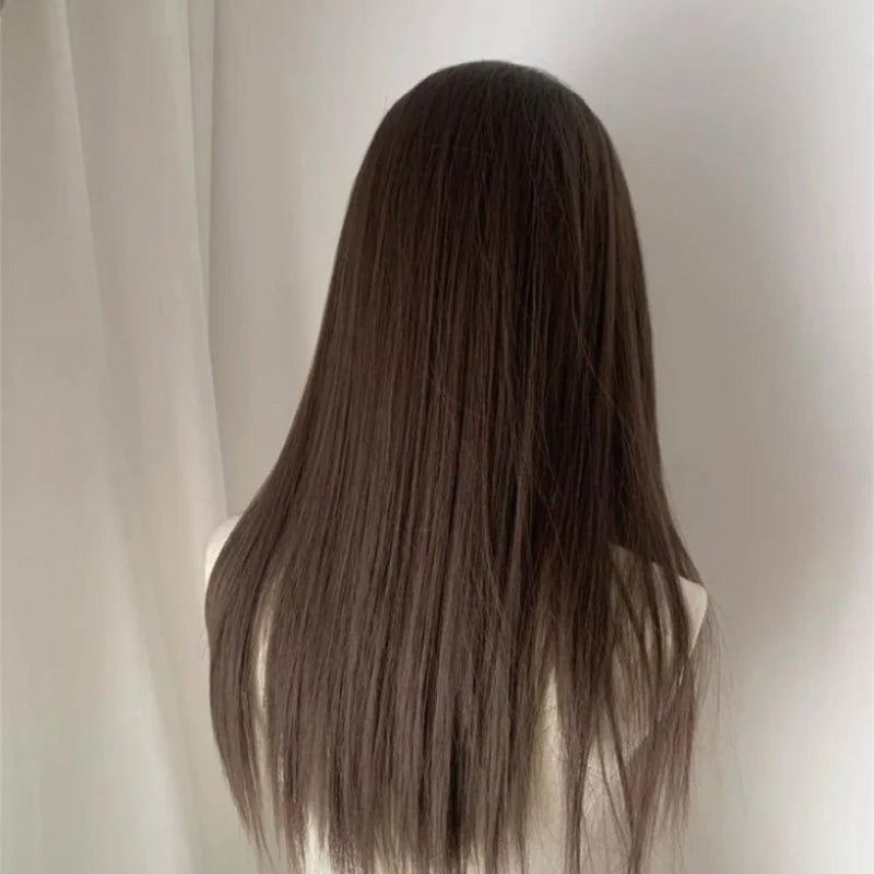 Lemailwig Cold Brown Long Front Lace 60cm Wig