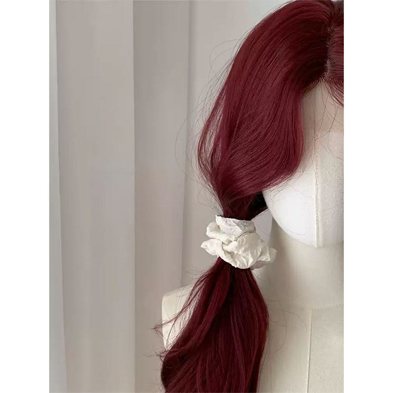 Lemailwig Deep Red Curly Front Lace Wigs