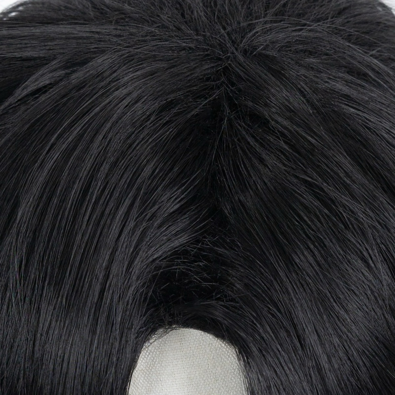 Lemailwig Detective Conan Ran Mouri Black Long Cosplay Wig