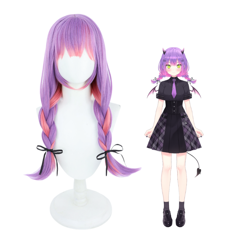 Lemailwig Hololive Vtuber Tokoyami Towa Cosplay Wigs