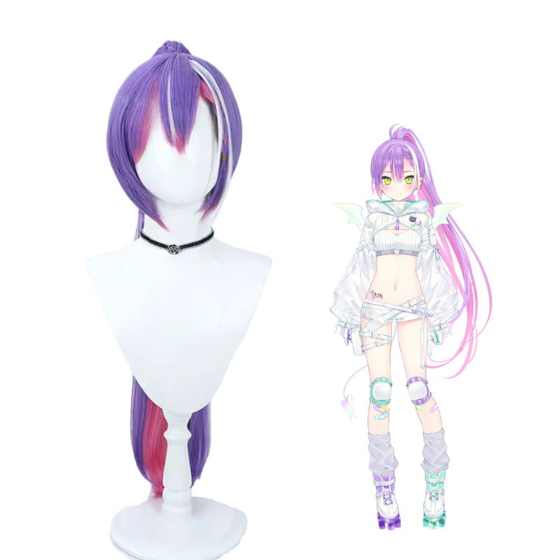 Lemailwig Hololive Vtuber Tokoyami Towa Cosplay Wigs