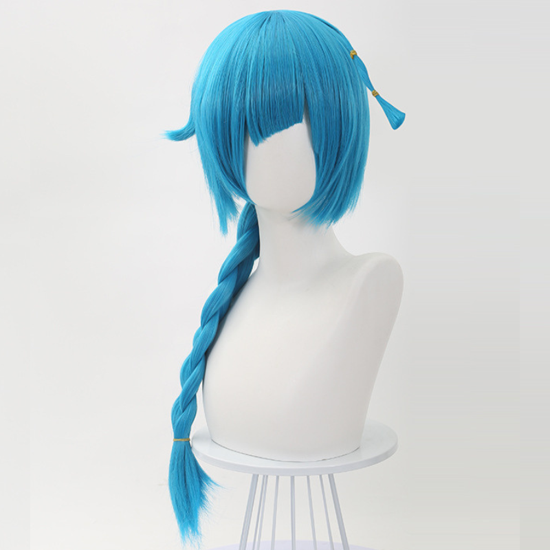 Lemailwig LOL Arcane Jinx Powder Junior Cosplay Wig