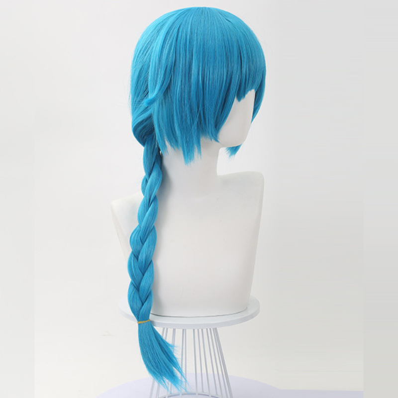 Lemailwig LOL Arcane Jinx Powder Junior Cosplay Wig
