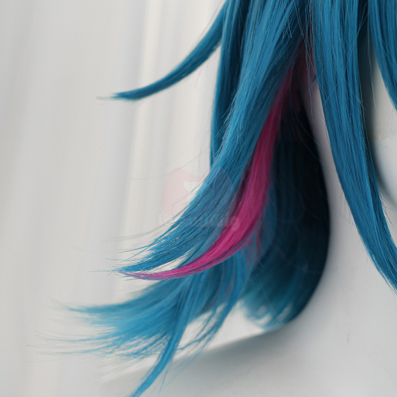 Lemailwig LOL Arcane Jinx Powder Short Cosplay Wig