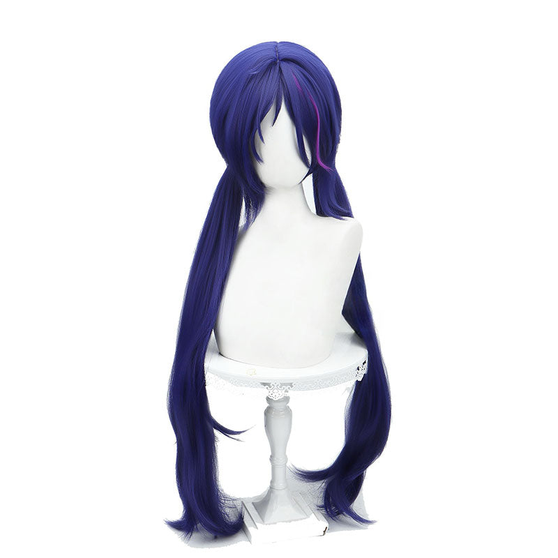 Lemailwig MiSide Mita Deep Blue Long Cosplay Wig