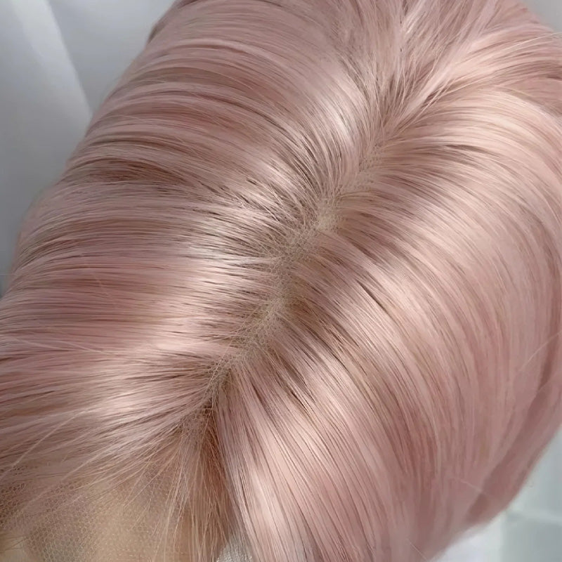Lemailwig Pink Short Front Lace 33cm Wig