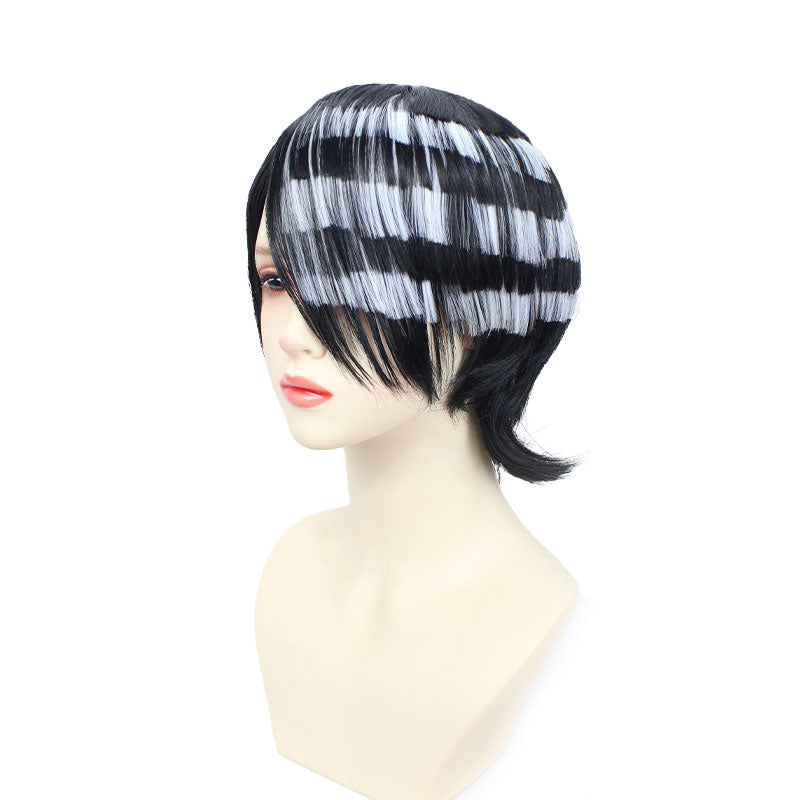 Lemailwig Soul Eater Death the Kid Cosplay Wig