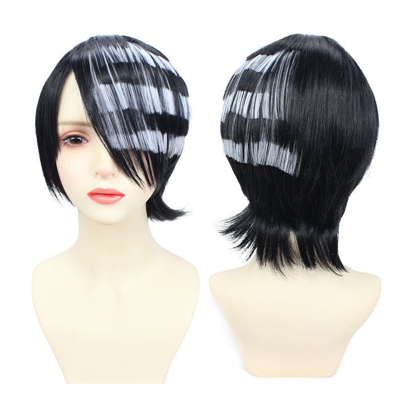 Lemailwig Soul Eater Death the Kid Cosplay Wig